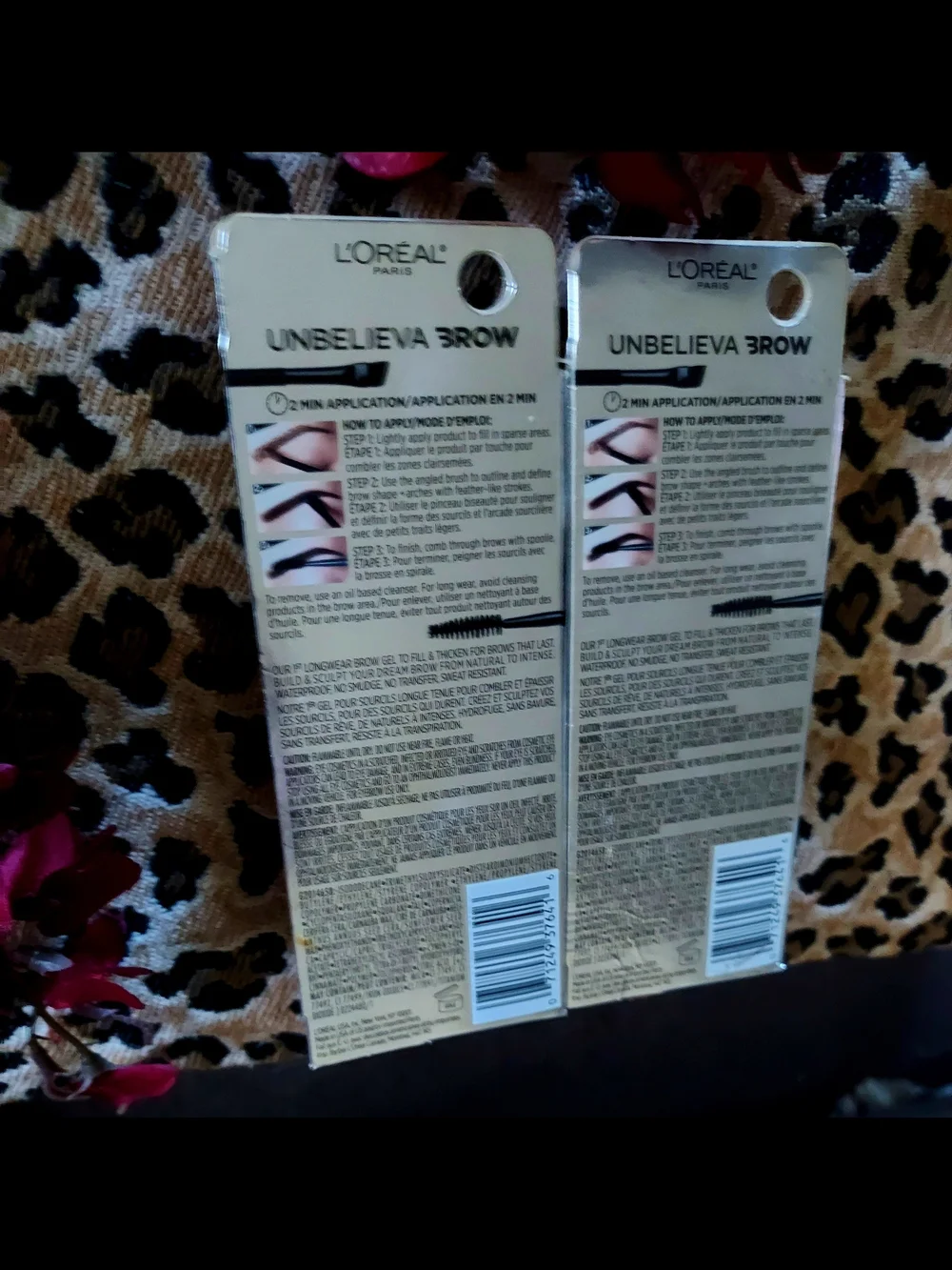 L'Oreal Unbelieva-Brow Longwear Brow Gel - Dark Brown (2-Pack)